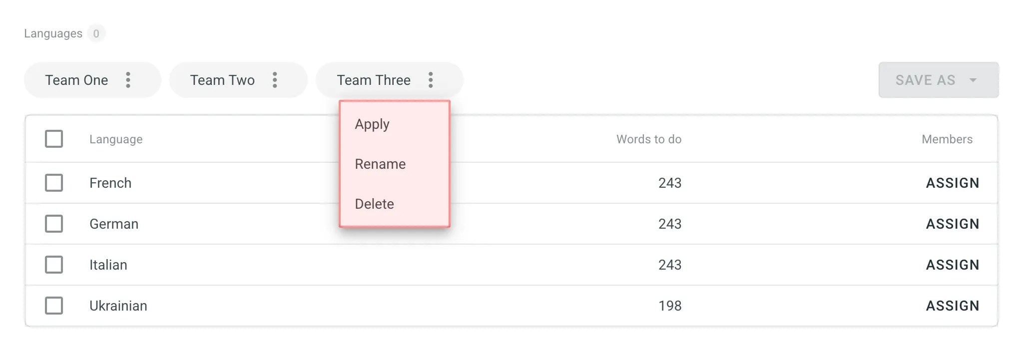 Managing Task Templates